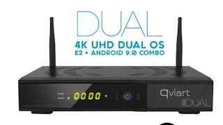 Qviart DUAL 4K UHD LINUX Enigma 2 + Android Forever