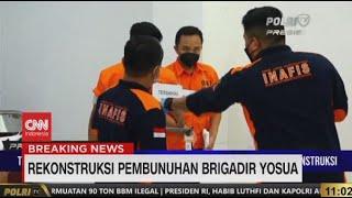 Rekonstruksi Pembunuhan Brigadir Yosua di Rumah Saguling