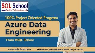 Azure Data Engineering Training from SQL School I #azure #azuredataengineer