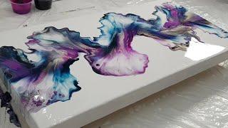 GORGEOUS!! Acrylic Pour Painting  - Abstract Acrylic Fluid Painting