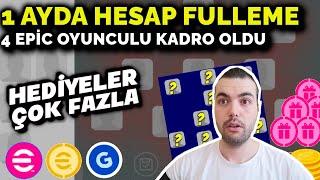 1 AYDA HESAP FULLEME4 EPİC OYUNCULU KADRO OLDUHEDİYELER ÇOK FAZLA ( eFootball Mobile )