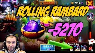 ВЫБИВАЕМ БАРДА НА ОСТРОВЕ \ 5270 ПЫЛИ \ ROLLING RAMBARD \ БИТВА ЗАМКОВ \ CASTLE CLASH