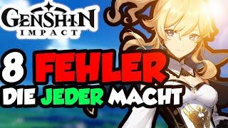 Genshin Impact DEUTSCH | 8 FEHLER die fast JEDER macht! Guide