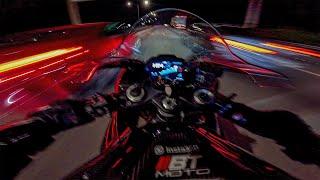 BMW S1000RR “CHILL” NIGHT RIDE PUSHING LIMITS (PURE SOUND)