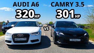 AUDI A6 3.0 TDI (320л.с.) vs CAMRY V70 3.5 (301л.с.). OCTAVIA A5 RS vs SEAT LEON 1.8T. CAMRY v55 3.5