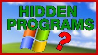 Hidden Programs in Windows - ThioJoeTech