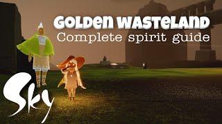 Sky Cotl - Golden Wasteland - All Spirits Complete Guide | Noob Mode