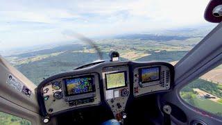 Ultraleichtflugzeug: Erster Solo Überlandflug von Bad Wörishofen nach Tannheim. UL Ausbildung