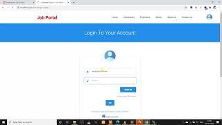 Job Portal Using PHP and MySQL