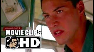 SPEED - 5 Movie Clips + Retro Trailer (1994) Keanu Reeves, Sandra Bullock Action Movie HD