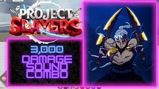 Sound Breathing 3000-0 Combo | Project Slayers