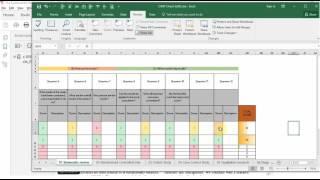 CASP checklist Excel tool. 2 minuts long tutorial