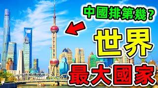 全世界最大的10個國家！中國美國到底誰更大？第10名幾乎沒人知道，卻是“非洲最強霸主”。|#世界之最top #世界之最 #出類拔萃 #腦洞大開 #top10 #最大國家 #面積最大