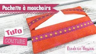 Pochette à mouchoirs - Tuto couture