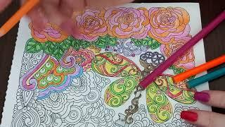 ASMR Entangled Dragonflies Coloring Book 35