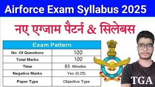 Airforce Agniveer New Syllabus & Pettran 2024 in hindi/English | Airforce XY Group Syllabus 2025