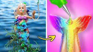 Amazing Mermaid Doll Crafts ‍️ Cool Barbie DIYs To Boost Your Creativity