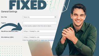 How to Fix WordPress Website URL / Site Address URL (STEP BY STEP GUIDE)