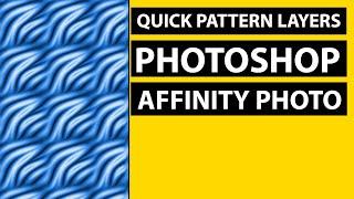 Pattern Layers In Photoshop and Affinity Photo | How To | Add | Graphicxtras