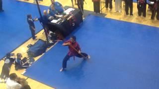 Samantha Llaguno performs Blended Form #3 w/Staff 2014 International Martial Arts Festival