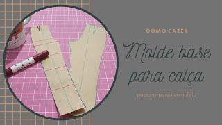 Aprenda modelagem de base de calça