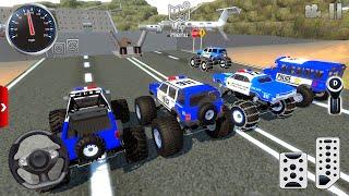 Juegos de Carros - Police Monster Truck Stunts Driving Simulator - Offroad Outlaws Android Gameplay