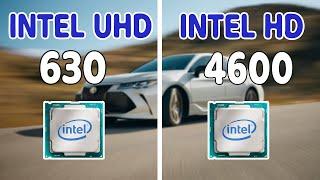 Intel UHD 630 VS Intel HD 4600 GTA V Benchmark