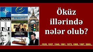 Öküz illərinin tarixi xronologiyası. 2021-ci İLDƏ TƏKRARLANA BİLƏR