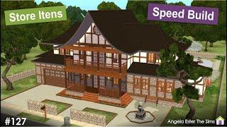 Casa familiar grande com inspiração Japonesa no The Sims 2