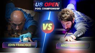 JOHN FRANCISCO VS ANDY GOLDSTEIN | 2024 US OPEN POOL CHAMPIONSHIP #billiards #nineball #9ballpool