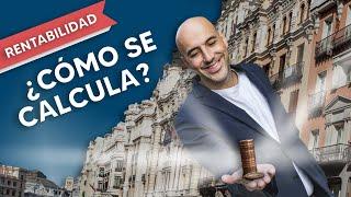  Cómo calcular la RENTABILIDAD  de una INVERSIÓN INMOBILIARIA  - Ingresos Pasivos - Viviendas