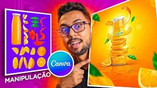 INCRÍVEL  Manipulação de Imagens no Canva: Criando uma Arte Publicitária para o Instagram