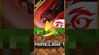 free fire vs mine craft #rajgaming 