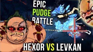 EPIC Pub Pudge Battle! Levkan vs hOlyhexOr Pudge - The Art of Hooking - Dota 2