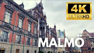 Walking Tour - Malmö 【4K】Experience Sweden