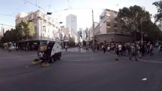 360 video: Swanston Street, Melbourne, Australia