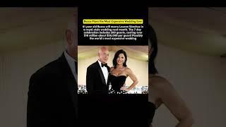 $50,000 Per Guest ! Bezos Wedding Is Next-Level Rich #shorts #billionaire #rich