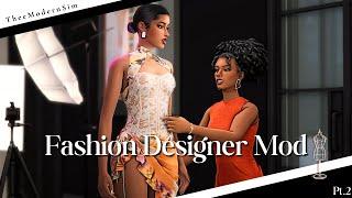 Putting on our first Fashion Show!!| *New* Must HAVE MOD for The Sims 4| The Fashion Designer Mod