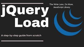 load function in jquery | How load method works in jquery | How to use load function in jquery