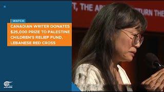 Canadian writer donates $25,000 prize to Palestine Children's Relief Fund, LRC