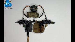 How to connect the accessories for WWII German WH Infantry Unteroffizier Freid?