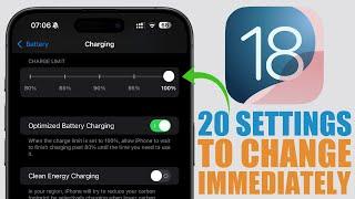 iOS 18 - 20 Settings You NEED to Change Immediately