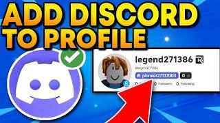 How To Add Discord To Roblox Profile (2024)