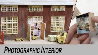 How to make photo realistic interior for diorama and Model railroad