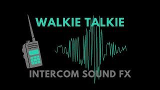 WALKIE TALKIE Sound FX / Interference Glitch Noise (NO Copyright)