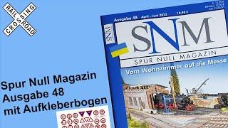 Spur Null Magazin Ausgabe 48 - mit Aufkleberbogen Verkehrszeichen