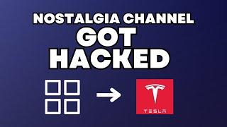 NOSTALGIA CHANNEL got hacked by TESLA #BackonTrack