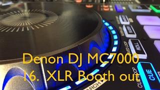 Denon DJ MC7000 - XLR Booth out