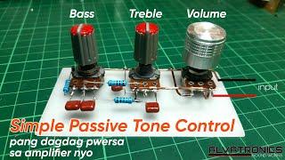 Simple Circuit lang peru malinaw yung tunog_Passive Tone Control (Tagalog)