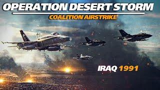 Operation Desert Storm | Coalition Airstrikes | F/A-18C Hornet | Digital Combat Simulator | DCS |